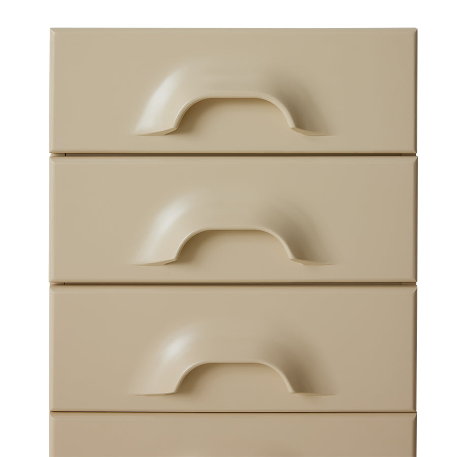 HKLIVING Chest of 6 Drawers - Cream (Minimalist Storage Cabinet)