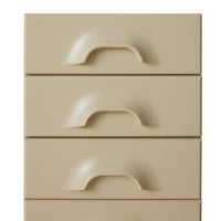 HKLIVING Chest of 6 Drawers - Cream (Minimalist Storage Cabinet)