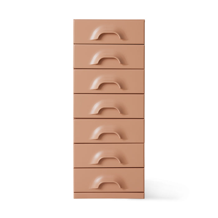 Chest of 7 Drawers, Blush Pink from HKLIVING