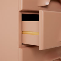 Chest of 7 Drawers in Blush Pink by HKLIVING