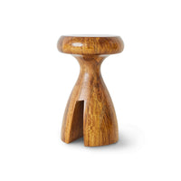 Wooden Stool, Chestnut by HKLIVING