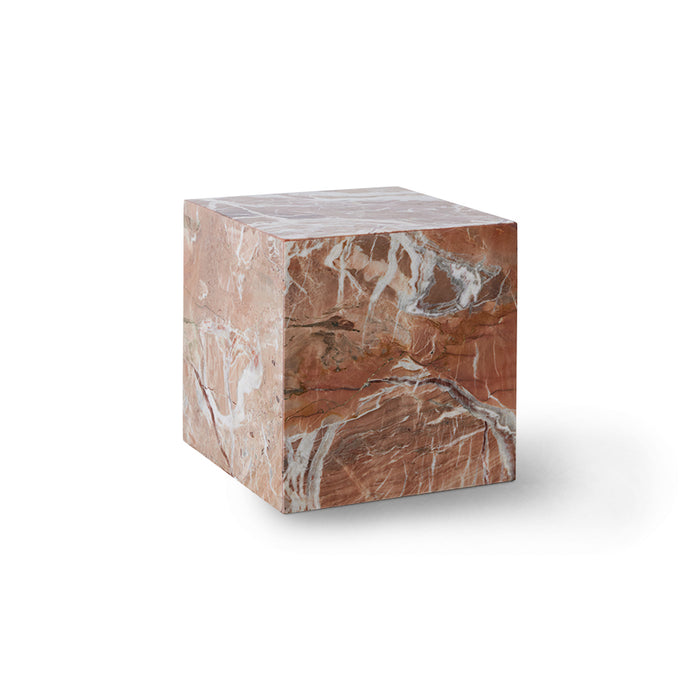 Marble Block Table, Rosa by HKLIVING