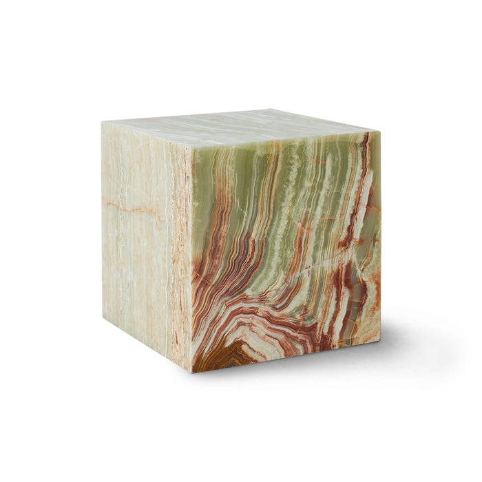 Marble Block Table, Onyx by HKLIVING