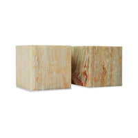 Marble Block Table, Onyx by HKLIVING