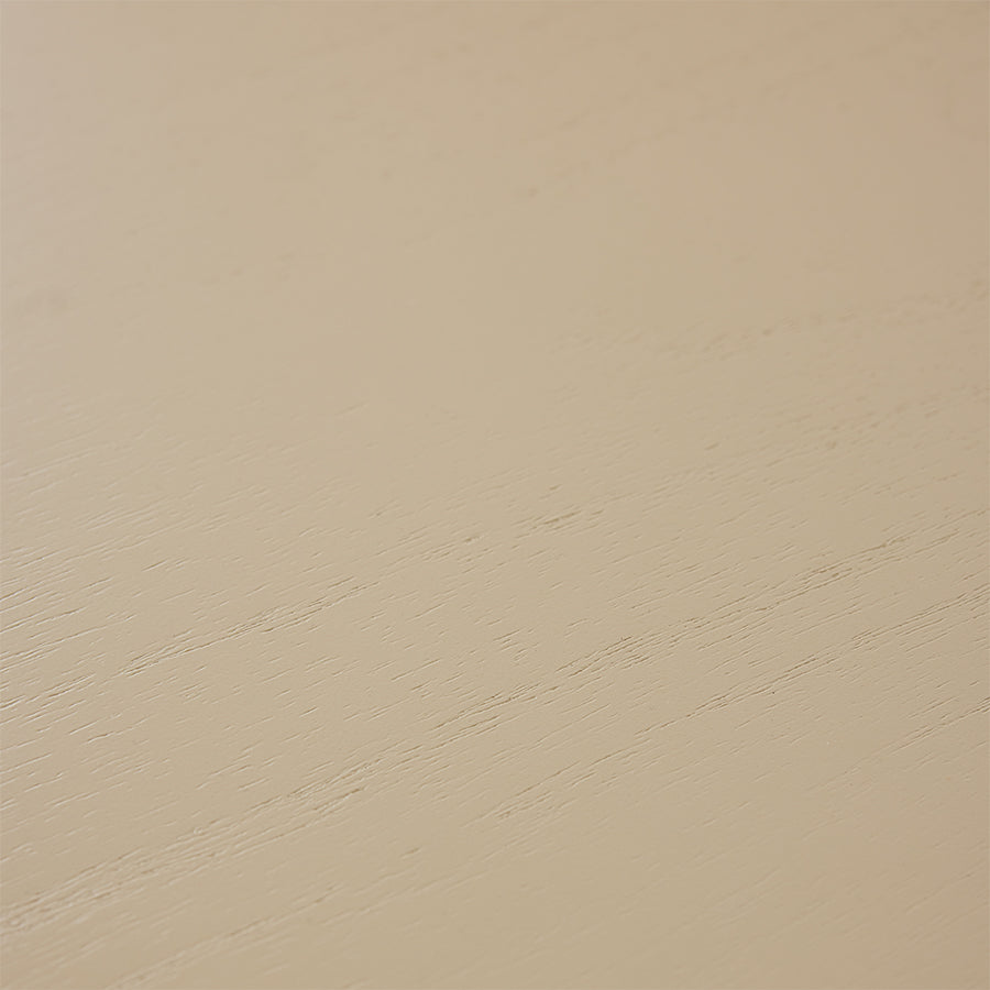 Round Cream Wooden Pillar Dining Table by HKLIVING, 140cm diameter, Handmade