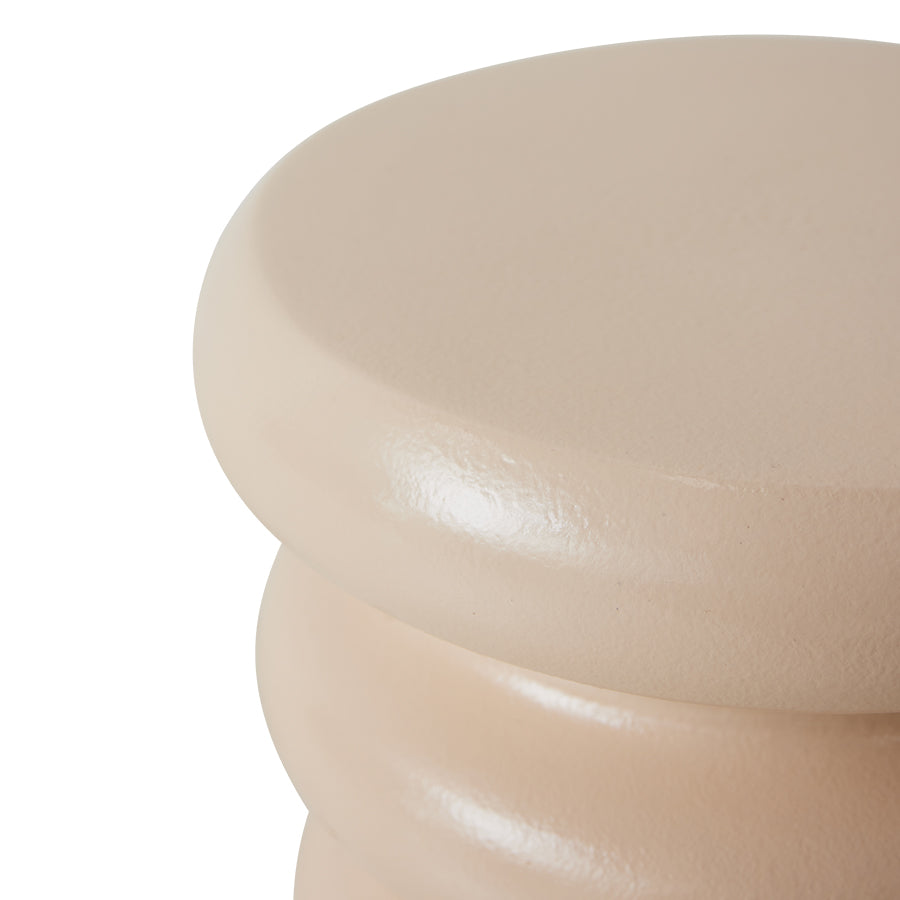 Allure Side Table, Cream - by HKLIVING