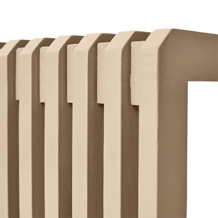 Handmade sand sungkai wood bench for peaceful décor