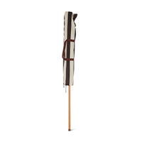 1950s Striped Patio Umbrella – Stracciatella Parasol by HKLIVING
