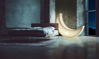 My Moon Lamp by Seletti, Luminous Rocking Chair Lamp, Seat Lamp, 152cm