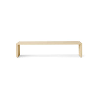 Slatted bench sand by hkliving with minimalist design