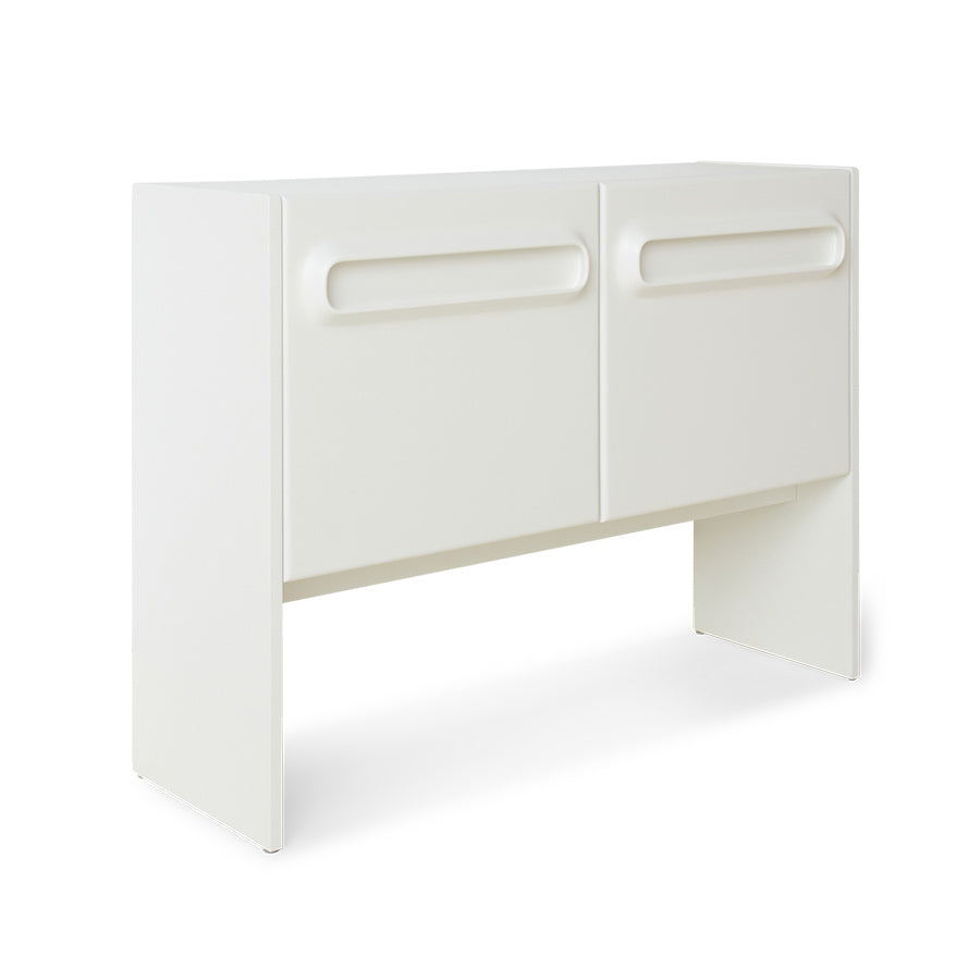 Modern white dresser for clutter-free, organized living spaces by hkliving.