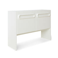 Modern white dresser for clutter-free, organized living spaces by hkliving.