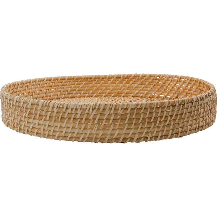 taan tray by house doctor in natural tone with bamboo thread weave