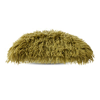 Fluffy Woolen Square Cushion Olive Green 50 x 50cm by HKLIVING