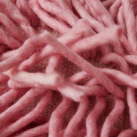 Pink Rugged Woolen Rectangular Cushion, 60x40cm, by HKLIVING