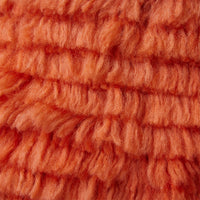 Fluffy Woolen Square Cushion Sienna Orange Red 50 x 50cm by HKLIVING