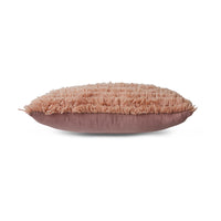 Fluffy Rectangular Cushion Blush Pink 65 x 40cm by HKLIVING