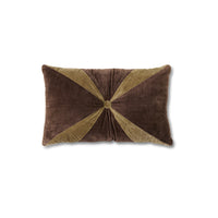 Velvet Brown Cushion by HKLIVING - 50x30cm Luxe Cotton Accent