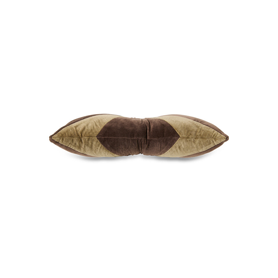 Velvet Brown Cushion by HKLIVING - 50x30cm Luxe Cotton Accent