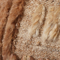 Natural Furry Cushion by HKLIVING - 40x25cm Wool & Cotton Blend