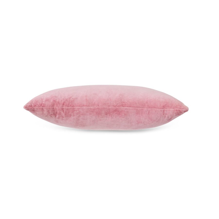 Velvet Cushion Rose by HKLIVING - 60x40cm Soft Cotton Velvet