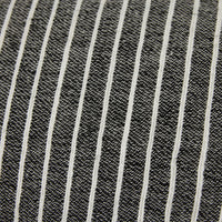 Monochrome Striped Cushion by HKLIVING - 70x40cm Linen Accent