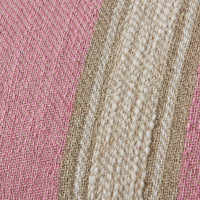 Woven Striped Cushion in Blush by HKLIVING - 60x40cm Soft Linen