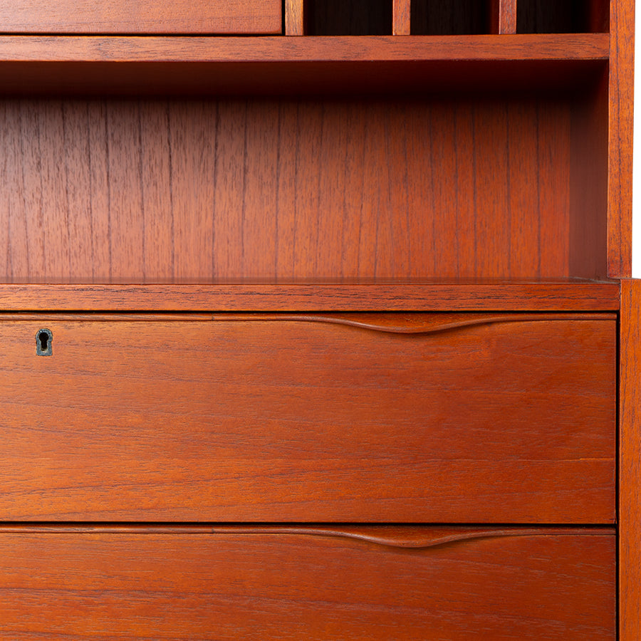 Wooden secretary stained by hkliving, perfect for sophisticated home storage."