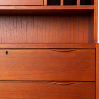 Wooden secretary stained by hkliving, perfect for sophisticated home storage."