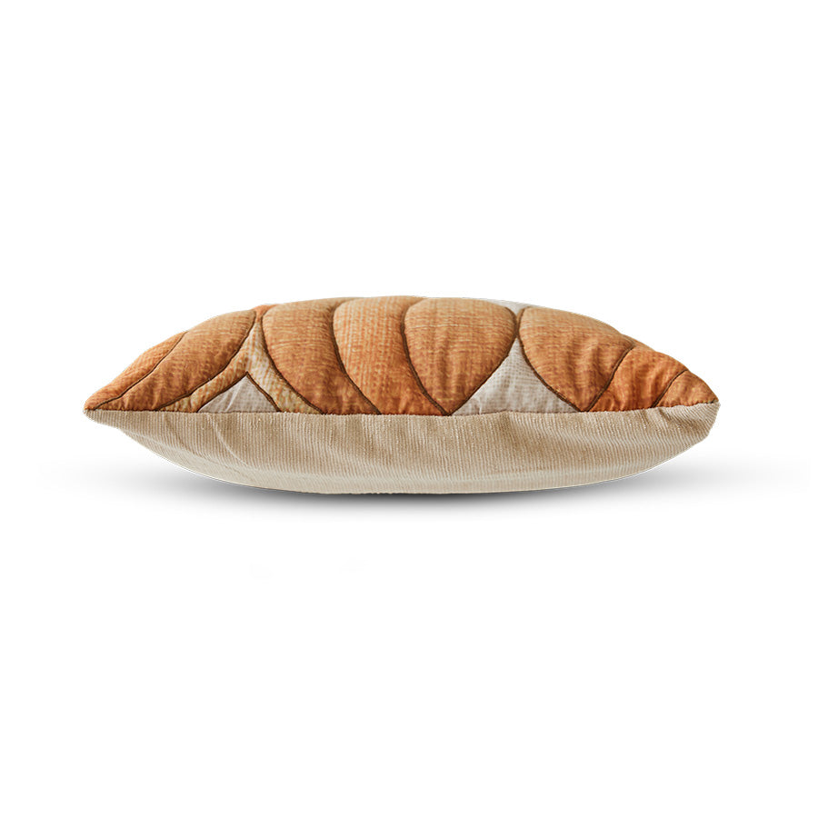 Padded Cushion, Retro Wave, Red, Orange, Beige, HKLIVING