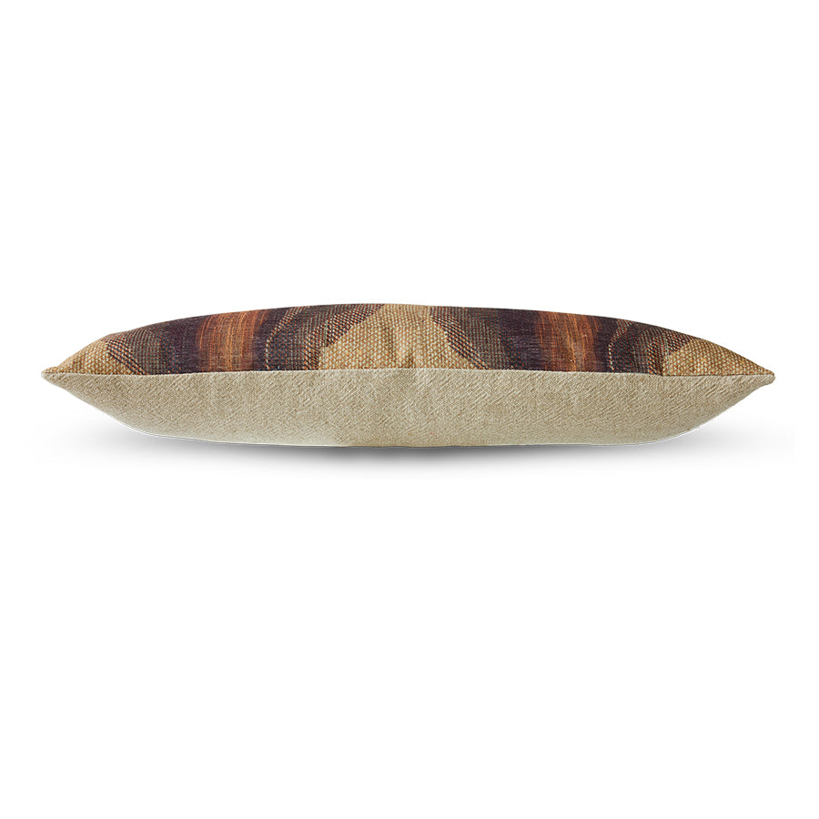 HKLIVING Elongated Gradient Cushion, Earth Tones