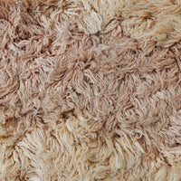 Large Square Rug, Pink Beige Wool, 2.5m x 2.5m, Shore by HKLIVING