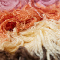 Fluffy Rug, Downtown by HKLIVING, 120x180cm Rectangular Rug, Pink Brown Yellow Orange