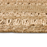3m Soleil Oval Jute Runner by HKLIVING - 80x300cm