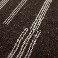 Striped Woolen Kelim Rug - Brown 150x240cm by HKLIVING