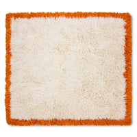Fluffy Square Rug, Retro Summers by HKLIVING, 250x250cm White Cream Orange
