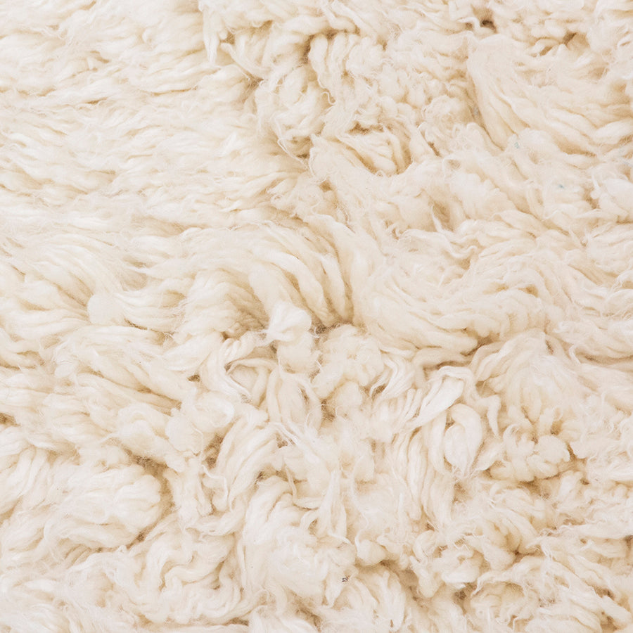 Fluffy Square Rug, Retro Summers by HKLIVING, 250x250cm White Cream Orange