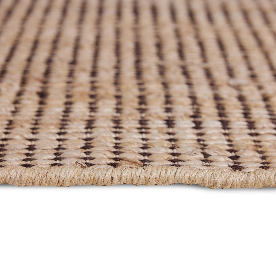 Rustic Jute Rug (2mx2m) Hondwoven by HKLIVING