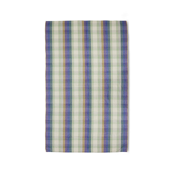 HKLIVING Vida Check Table Cloth - Mint Cobalt (140x220cm)