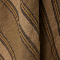 HKLIVING Vida Striped Tea Towels, 50 x 70cm - Sand Cream, Amber Grey