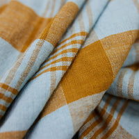 HKLIVING Vida Check Tea Towels, 50 x 70cm - Multicolour, Strawberry Cream, Amber Blue