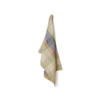HKLIVING Vida Check Tea Towels, 50 x 70cm - Multicolour, Strawberry Cream, Amber Blue