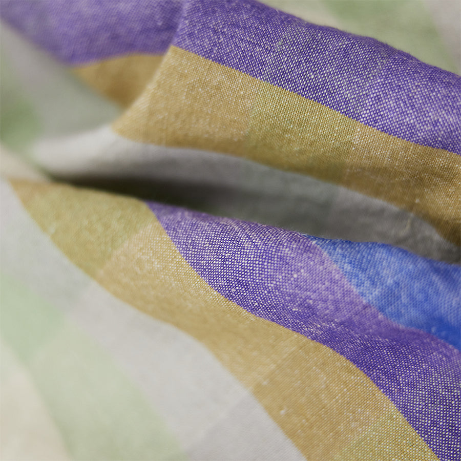 HKLIVING Vida Check Tea Towels, 50 x 70cm - Multicolour, Strawberry Cream, Amber Blue