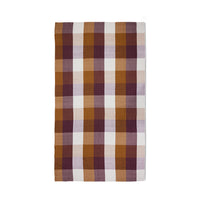 Vida Check Table Cloth, Amber Burgundy and Purple by HKLIVING