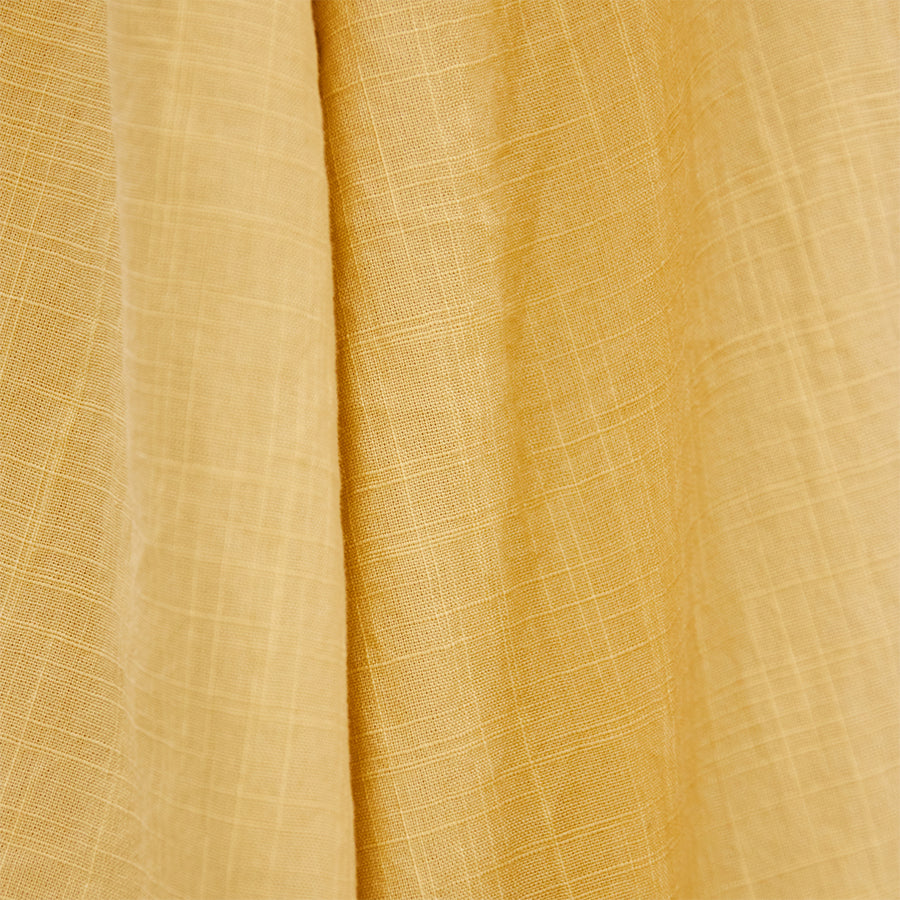 HKLIVING Bed Canopy - Golden Hour Yellow Cotton Draped Canopy (210x190x290cm)