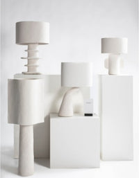 Table Lamp 03 White Earth by Serax - Handcrafted Papier-Maché