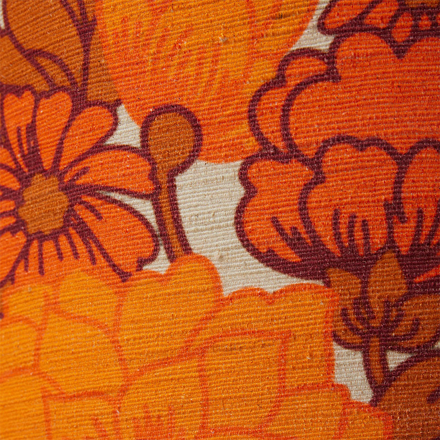 Silk Lamp Shade, Petal, 70s Orange Red, HKLIVING