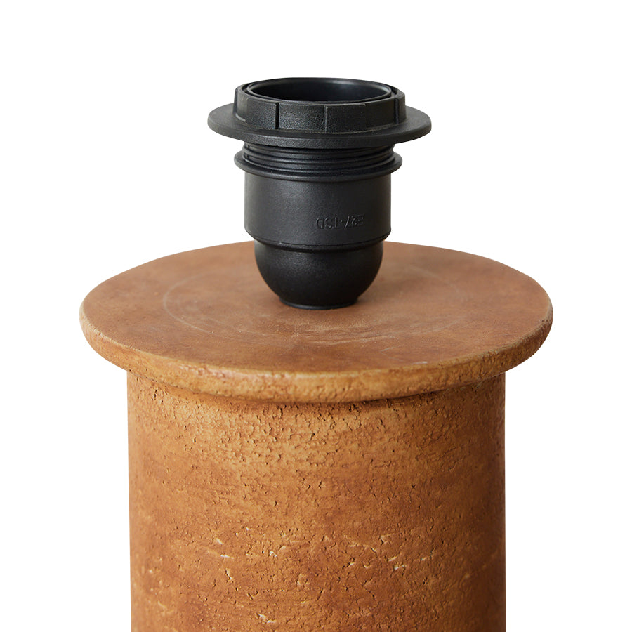 Ultimate Stoneware Lamp Base, Mud, HKLIVING