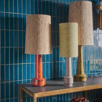 Cone Lamp Shade Silk Brown (32cm)