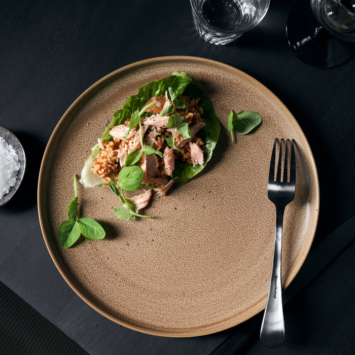 Dinner plate Cara Camel